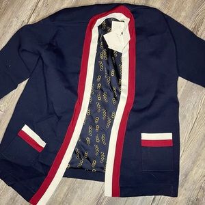 340$ Sandro Paris E19 Anouchia Marine Jacket